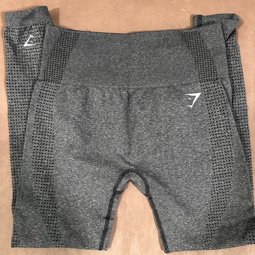 Gymshark Gray Seamless Leggings High Waist Performance